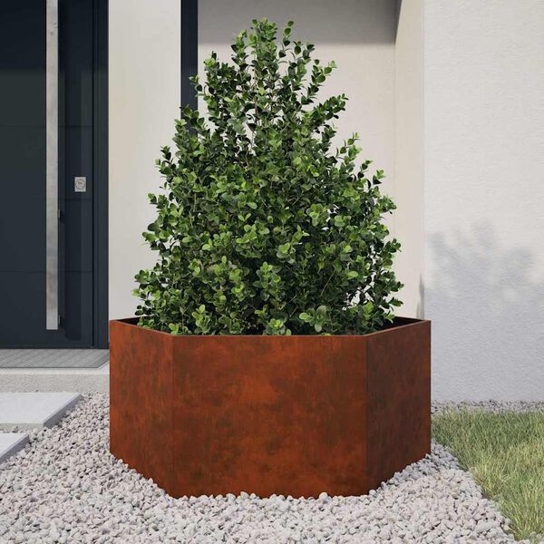 vidaXL Jardini&egrave;re Rouill&eacute; 90x90x45 cm Acier corten