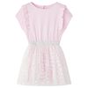 Robe pour filles volants rose clair 140