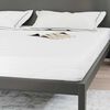 vidaXL Matelas Blanc 200 x 200 cm Tissu jacquard