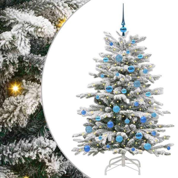 vidaXL Sapin de Noël Artificiel à Branches Articulées Blanc 150 cm