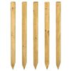 vidaXL Poteaux de cl&ocirc;ture 5 pc Vert 150 cm Bois de pin massif
