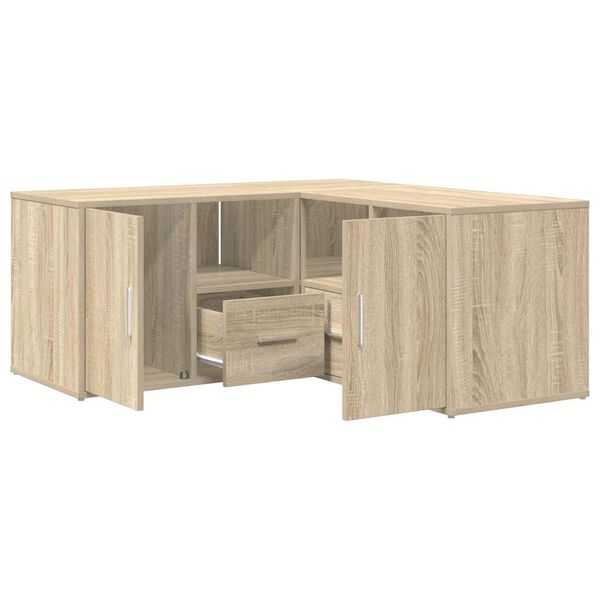 vidaXL Armoire d'angle ch&ecirc;ne sonoma 160x40x45 cm bois d&rsquo;ing&eacute;nierie