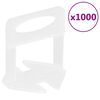 vidaXL Clips de nivellement de carreaux 1000 pcs 1,5 mm