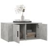 vidaXL Table basse Gris béton 80x50x36 cm Bois d'ingénierie