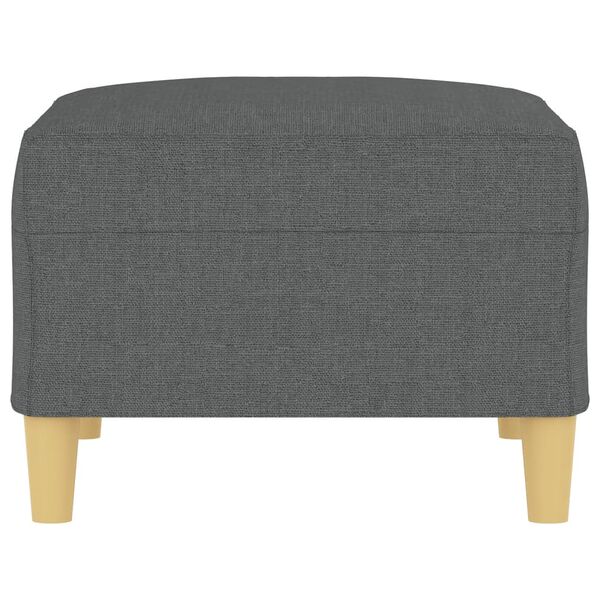 vidaXL Repose-pied Gris fonc&eacute; 70x55x41 cm Tissu