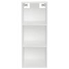 vidaXL Armoire murale Blanc 34,5x32,5x90 cm Bois d'ing&eacute;nierie