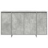 vidaXL Buffet Gris b&eacute;ton 135 x 41 x 75 cm Bois d'ing&eacute;nierie