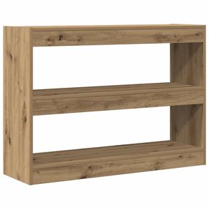 vidaXL Biblioth&egrave;que 2 niveaux 100 x 30 x 72 cm Bois d'ing&eacute;nierie