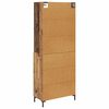 vidaXL Haut Armoire Bois ancien 69,5 x 34 x 180 cm Bois d'ing&eacute;nierie