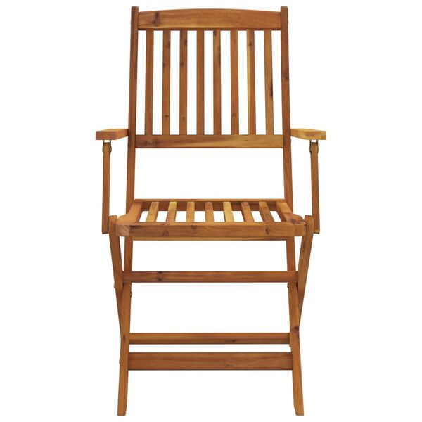 vidaXL Ensemble &agrave; manger de jardin pliable 7 pcs bois d'acacia solide