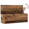 vidaXL Bo&icirc;te de Rangement avec stockage Bois Ancien 102 x 35 x 35 cm