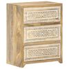 vidaXL Buffet 60x35x75 cm Bois de manguier massif