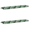 vidaXL Coussins de banc 2 pi&egrave;ces SOEST 2 pc 100 % polyester