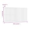 vidaXL T&ecirc;te de lit murale 159,5x3x90 cm Bois massif de pin