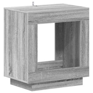 vidaXL Table d'appoint Gris Sonoma 60 x 40 x 65 cm Bois d&rsquo;ing&eacute;nierie