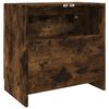 vidaXL Meuble d'&eacute;vier ch&ecirc;ne fum&eacute; 59x37x59 cm bois d'ing&eacute;nierie