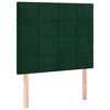 vidaXL Cadre de lit sans matelas vert fonc&eacute; 120x200 cm velours
