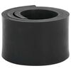 vidaXL Bordure en caoutchouc de chasse-neige noir 80x10x1 cm