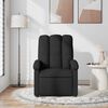 vidaXL Fauteuil de massage inclinable Noir Tissu
