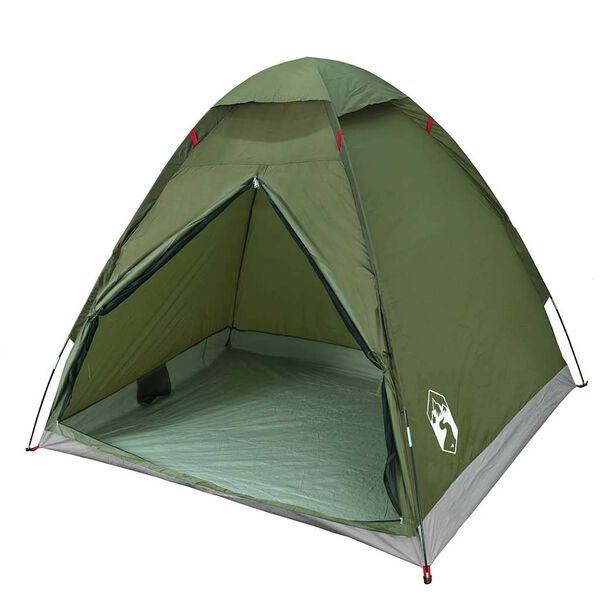 vidaXL Tente de camping &agrave; d&ocirc;me 2 personnes vert olive imperm&eacute;able