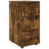 vidaXL Armoire de rangement Ch&ecirc;ne fum&eacute; 40 x 48 x 81 cm