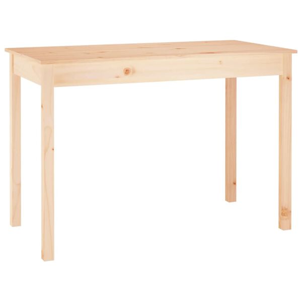 vidaXL Table à manger 110x55x75 cm Bois massif de pin