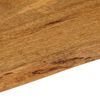 vidaXL Dessus de table 120x60x3,8 cm bord vivant bois massif manguier