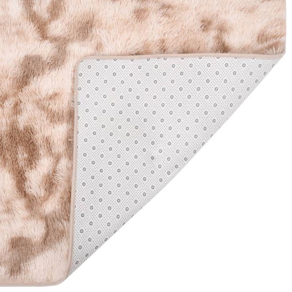 vidaXL Tapis &agrave; poils longs Cr&egrave;me 300x200 cm