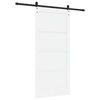 vidaXL Porte coulissante ORKDAL Blanc 93 x 202 cm Pin massif