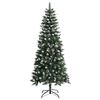 vidaXL Sapin de No&euml;l artificiel Vert 150 cm PVC, plastique et acier