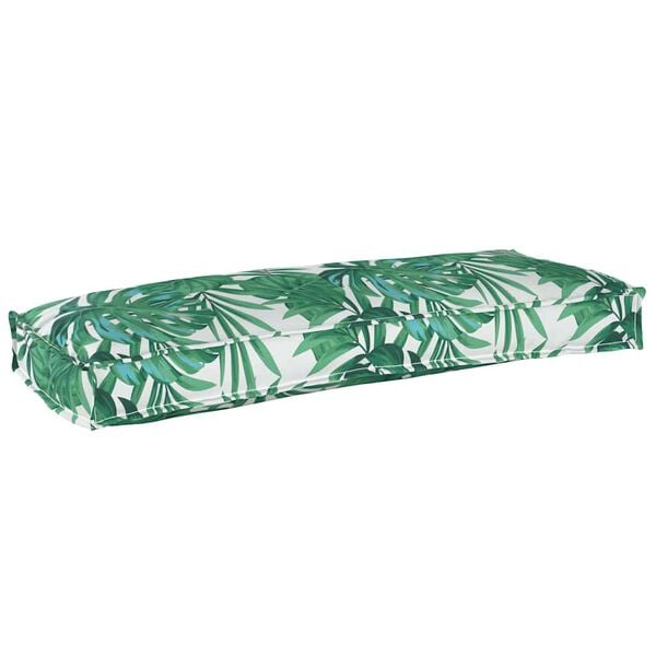 vidaXL Coussin Feuille Motif feuille 100 x 40 x 8 cm Tissu Oxford