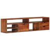 vidaXL Meuble TV 140x30x35 cm Bois d'acacia massif