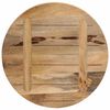 vidaXL Dessus de table Ø 40x2,5 cm rond bois massif de manguier brut