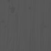 vidaXL T&ecirc;te de lit murale Gris 82,5x3x90 cm Bois massif de pin