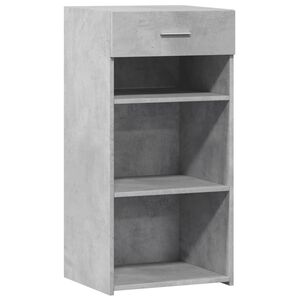vidaXL Buffet gris b&eacute;ton 45x42,5x93 cm bois d'ing&eacute;nierie