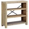 vidaXL Biblioth&egrave;que 3 niveaux 80x30x80 cm Bois solide d'acacia