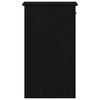 vidaXL Support de tour d'ordinateur avec tiroir noir 35x45x77 cm