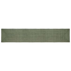 vidaXL Tapis de zone Vert olive 80 x 400 cm Jute