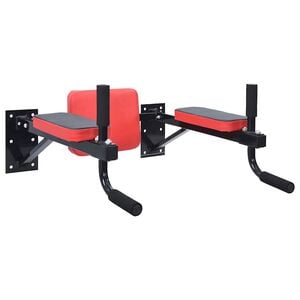 VidaXL Station de dips Noir et Rouge 72,5 x 70 x 31 cm