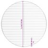 vidaXL Grille de barbecue ronde &Oslash;50 cm acier inoxydable 304