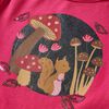 T-shirt enfants &agrave; manches longues rose vif 104