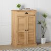 vidaXL Armoire &agrave; chaussures VIGO 60x35x96 cm bois massif de pin