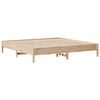 vidaXL Cadre de lit sans matelas 200x200 cm bois massif de pin
