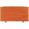 vidaXL Jardini&egrave;re cire marron 90x90x49,5 cm bois de pin massif