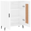vidaXL Buffet Blanc brillant 69,5x34x90 cm Bois d'ingénierie