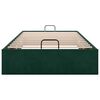 vidaXL Cadre de lit ottoman sans matelas vert fonc&eacute; 90x200 cm velours