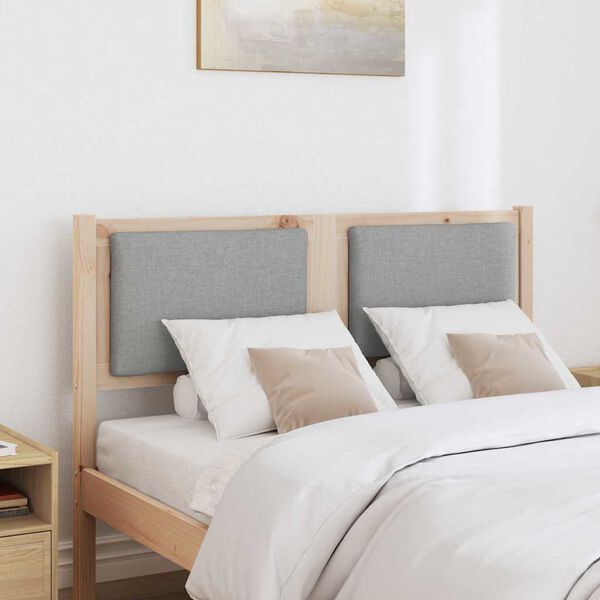 vidaXL T&ecirc;te de lit Autre Marron 135 cm Bois massif en pin