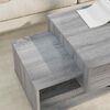 vidaXL Table basse Gris Sonoma 105 x 50 x 32,5 cm Bois d'ing&eacute;nierie