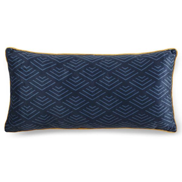 Descanso Oreiller d&eacute;coratif NOVARA 30x60 cm Bleu p&eacute;trole