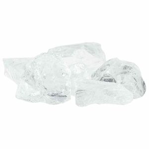 vidaXL Pierres de Jardin Blanc 12 cm Verre